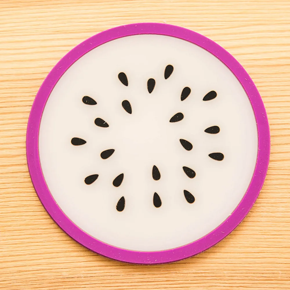 Cup Coaster Placemat Fruit Coaster Colorful Silicone Cup Drinks Holder Mat Tableware Placemat Kitchen Accessories Placemats #108
Cup Coaster Placemat Fruit Coaster Colorful Silicone Cup Drinks Holder Mat Tableware Placemat Kitchen Accessories Placemats #108