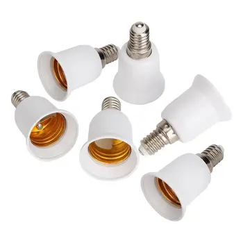 LED bulb Plastic adapter LED Bulbs Socket Converter Bulb Light LED Bulb Plastic Adapter E14 to E27, 6 Pieces
LED bulb Plastic adapter LED Bulbs Socket Converter Bulb Light LED Bulb Plastic Adapter E14 to E27, 6 Pieces