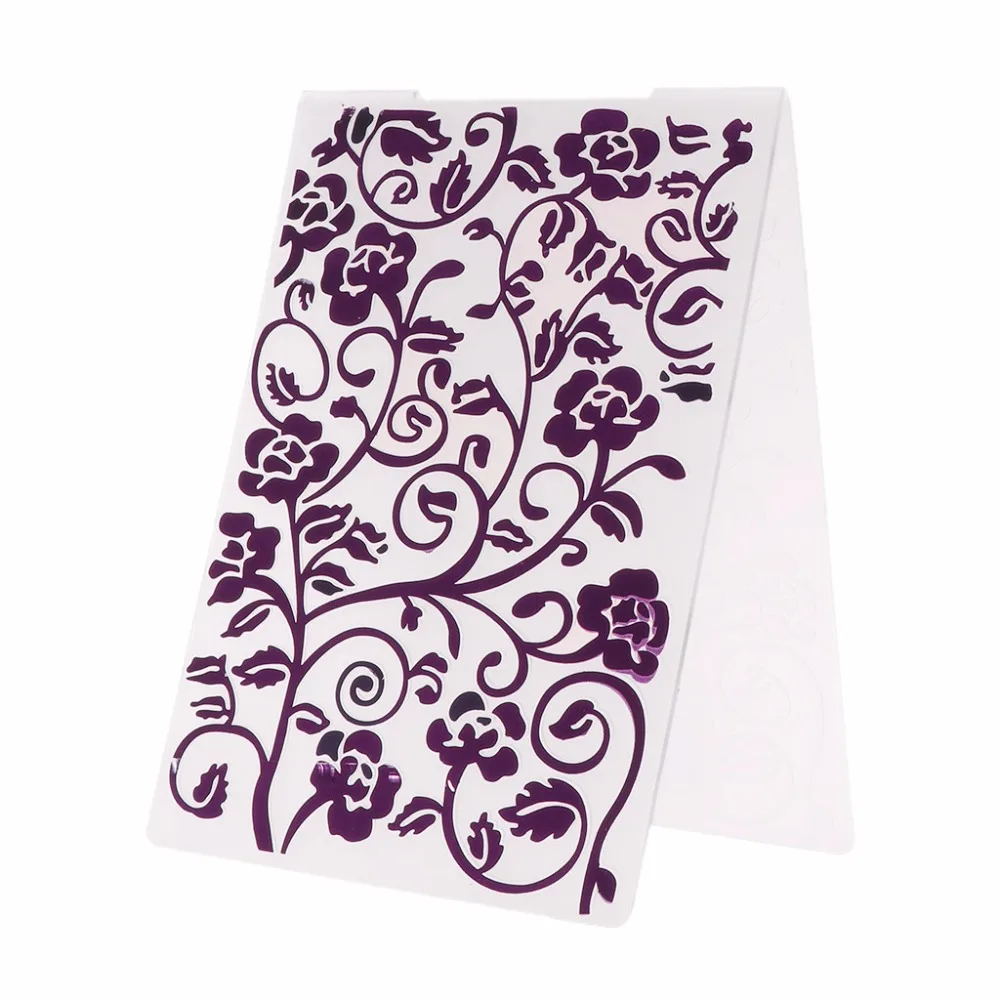Plastic Embossing Folder Template for DIY Scrapbook Photo Album Card Paper Craft Flower Pattern
Plastic Embossing Folder Template for DIY Scrapbook Photo Album Card Paper Craft Flower Pattern