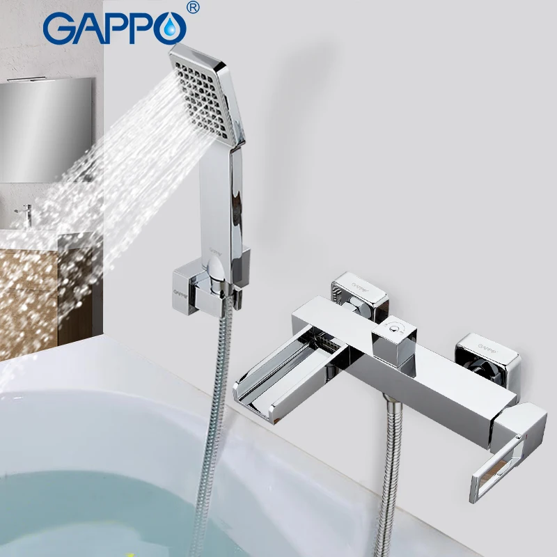 

GAPPO Bathtub Faucets in wall waterfall bath faucet waterfall faucet bathtub taps bath tub mixer bathroom winter bathing