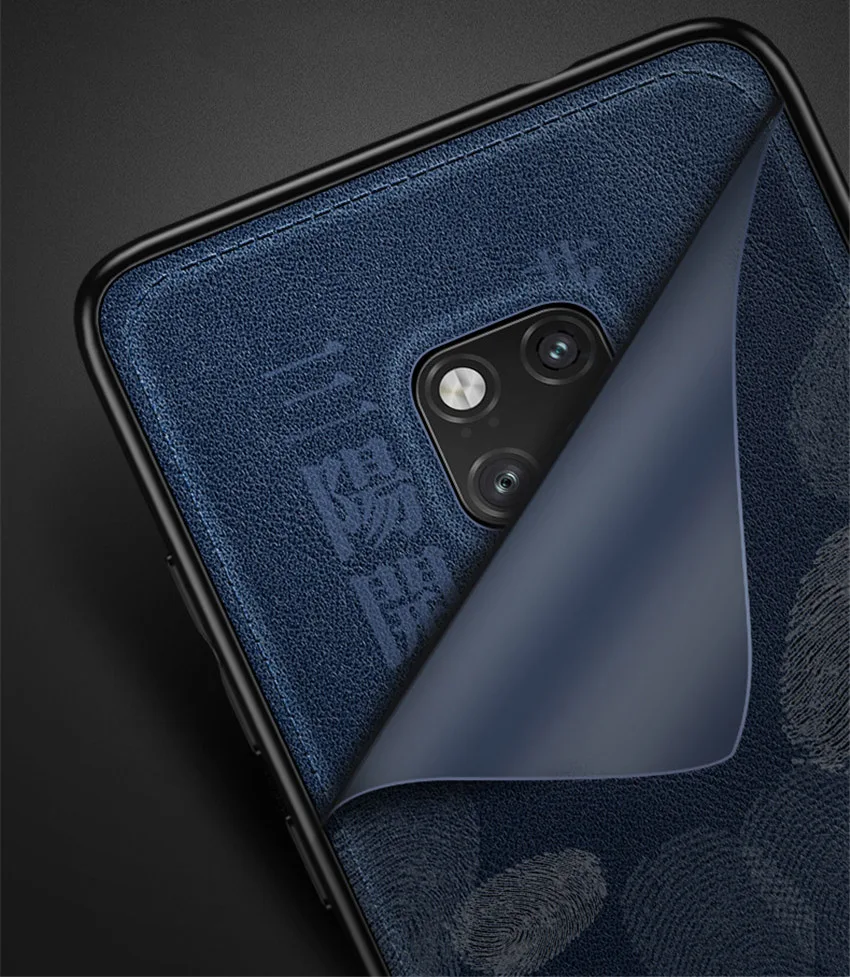 Embossed Leather Back Cover For Huawei Mate 20 Mate20 Huawei Mate 20 Pro Case Special China Style Phone Cases Aixuan (7)