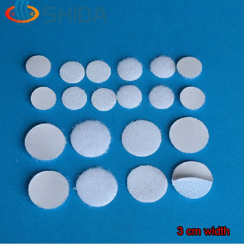 100 Pairs 3cm Width White and Black Coins Dots Self Adhesive Nylon Hook and Loop Fastener
100 Pairs 3cm Width White and Black Coins Dots Self Adhesive Nylon Hook and Loop Fastener