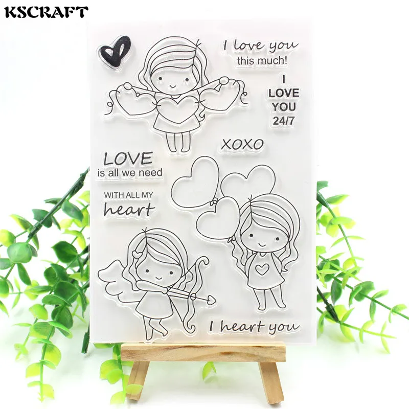 KSCRAFT Love You Transparent Clear Silicone Stamps for DIY Scrapbooking/Card Making/Kids Fun Decoration Supplies 173
KSCRAFT Love You Transparent Clear Silicone Stamps for DIY Scrapbooking/Card Making/Kids Fun Decoration Supplies 173