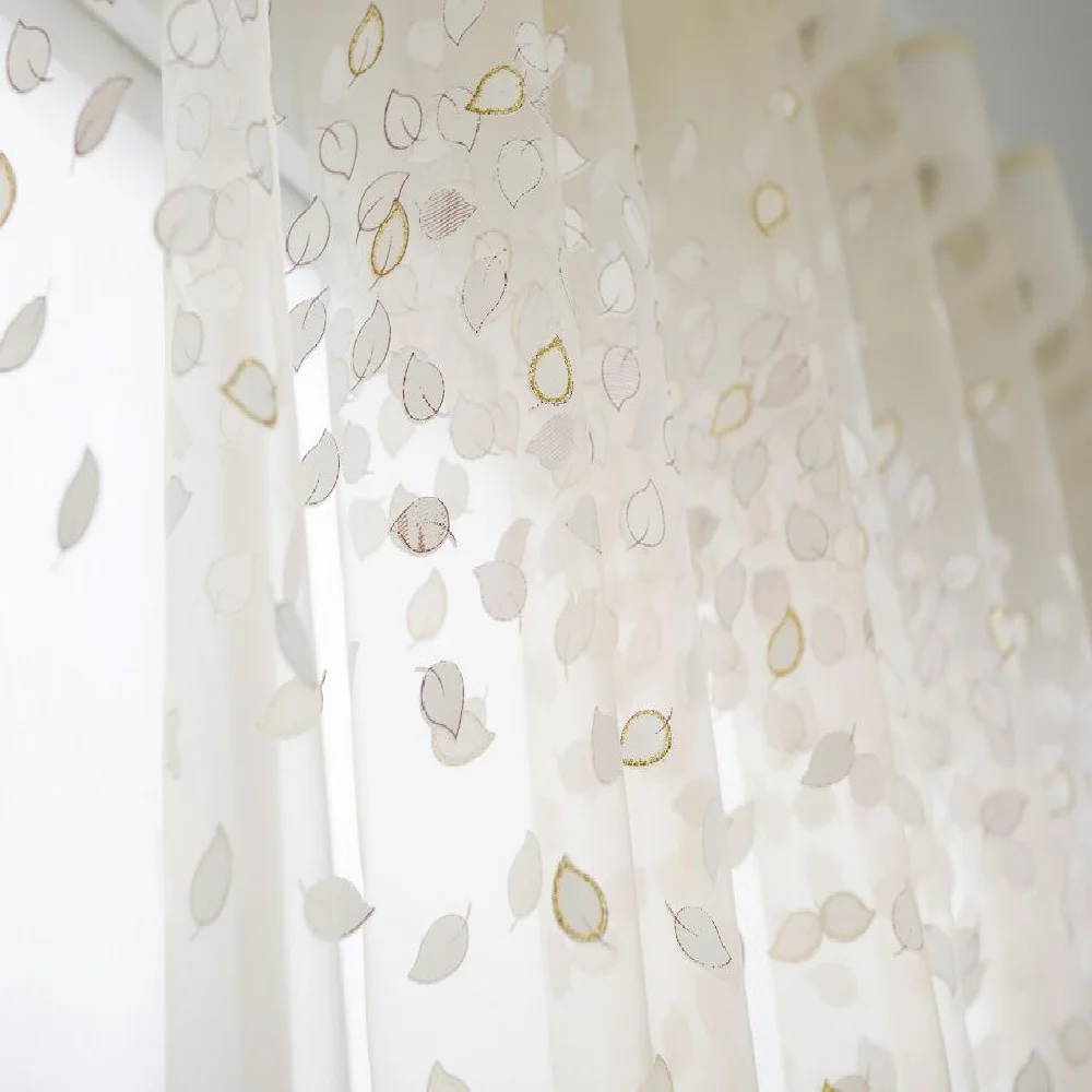 Semi transparent window curtain
