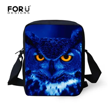 FORUDESIGNS Blue 3D Owl Printing Men Cross-body Shoulder Bag For Boys Small Messenger Bag Mochila Infantil Children School Bags
FORUDESIGNS Blue 3D Owl Printing Men Cross-body Shoulder Bag For Boys Small Messenger Bag Mochila Infantil Children School Bags