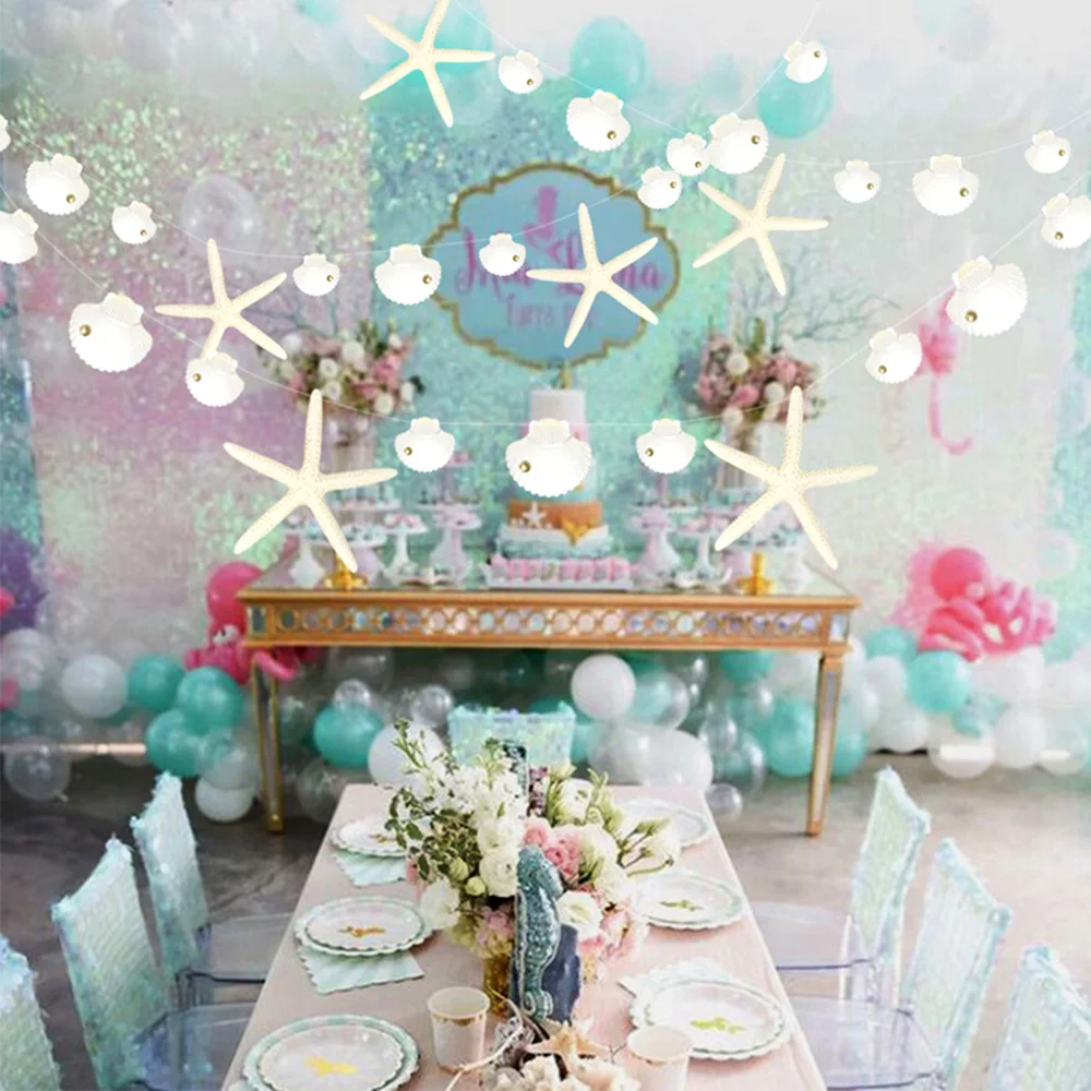1pcs 3M Starfish Shell Banner Summer Beach Party DIY Decoration Flag Birthday Baby Shower Wedding Party Decoration Supplies
1pcs 3M Starfish Shell Banner Summer Beach Party DIY Decoration Flag Birthday Baby Shower Wedding Party Decoration Supplies