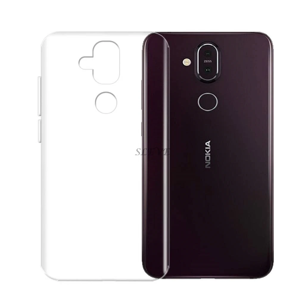 Для Nokia 8 1 чехол 2018 ультра тонкий прозрачный мягкий TPU TA-1119 TA-1128 Phoenix Nokia8.1 |