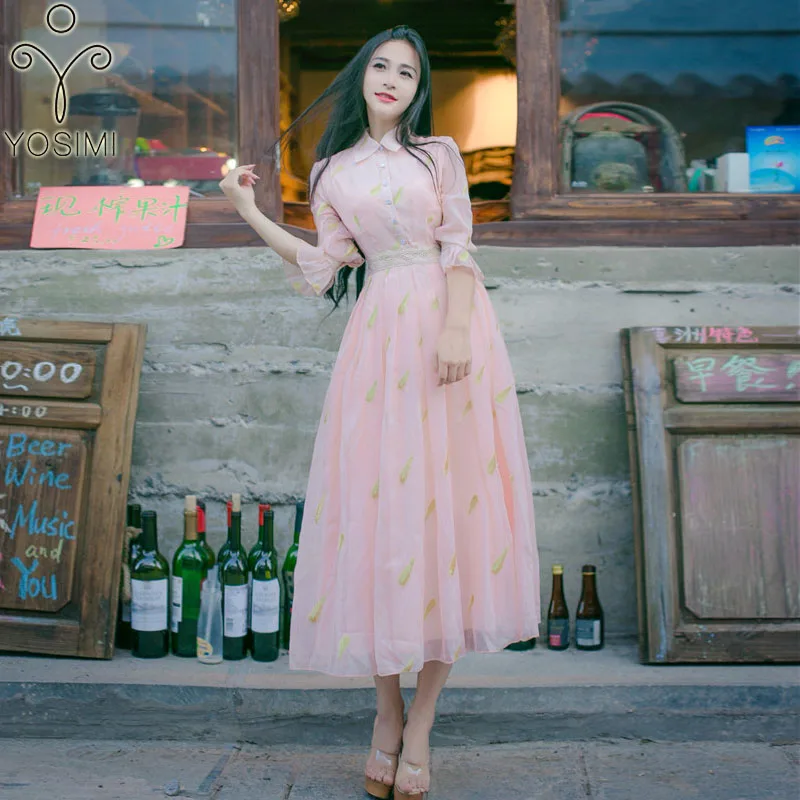 2019 Spring Summer Dress Gold Line Embroidery Maxi Elegant Long Women Dress Tunic Pink Dress Ankle-Lenght Party Female Vestido
2019 Spring Summer Dress Gold Line Embroidery Maxi Elegant Long Women Dress Tunic Pink Dress Ankle-Lenght Party Female Vestido