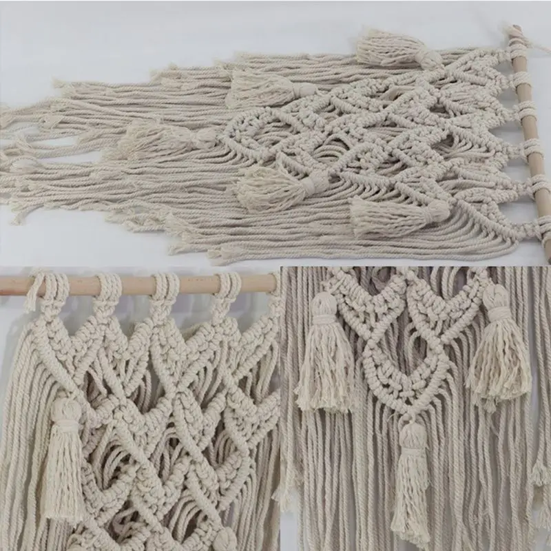 Handmade Wall Hanging Tapestry Macrame Wedding Backdrop Art Wedding Home Living Room Decoration Ornament
Handmade Wall Hanging Tapestry Macrame Wedding Backdrop Art Wedding Home Living Room Decoration Ornament