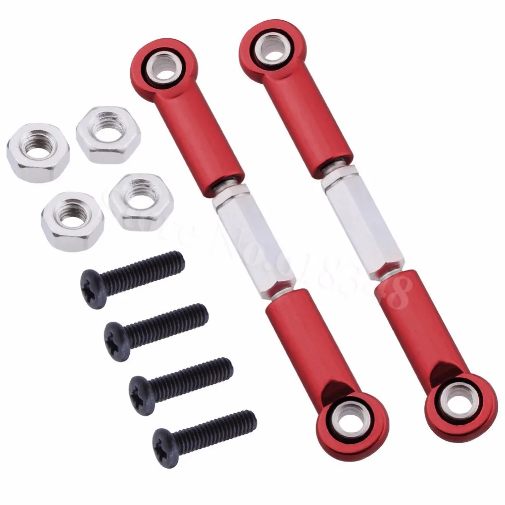 2pcs Adjustable Aluminum Toe links 53mm-63mm Turnbuckle with Rod ends For Traxxas 1/16 Slash 4WD RC Hobby Car Hop Up Parts 7038X
2pcs Adjustable Aluminum Toe links 53mm-63mm Turnbuckle with Rod ends For Traxxas 1/16 Slash 4WD RC Hobby Car Hop Up Parts 7038X