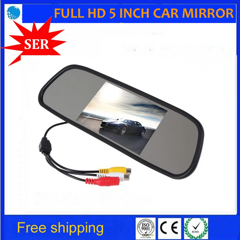 Free Shipping 5" inch TFT Car LCD Rear View Rearview DVD Mirror Monitor for Car CCD Camera Rear View Cameras Promotion
Free Shipping 5" inch TFT Car LCD Rear View Rearview DVD Mirror Monitor for Car CCD Camera Rear View Cameras Promotion
