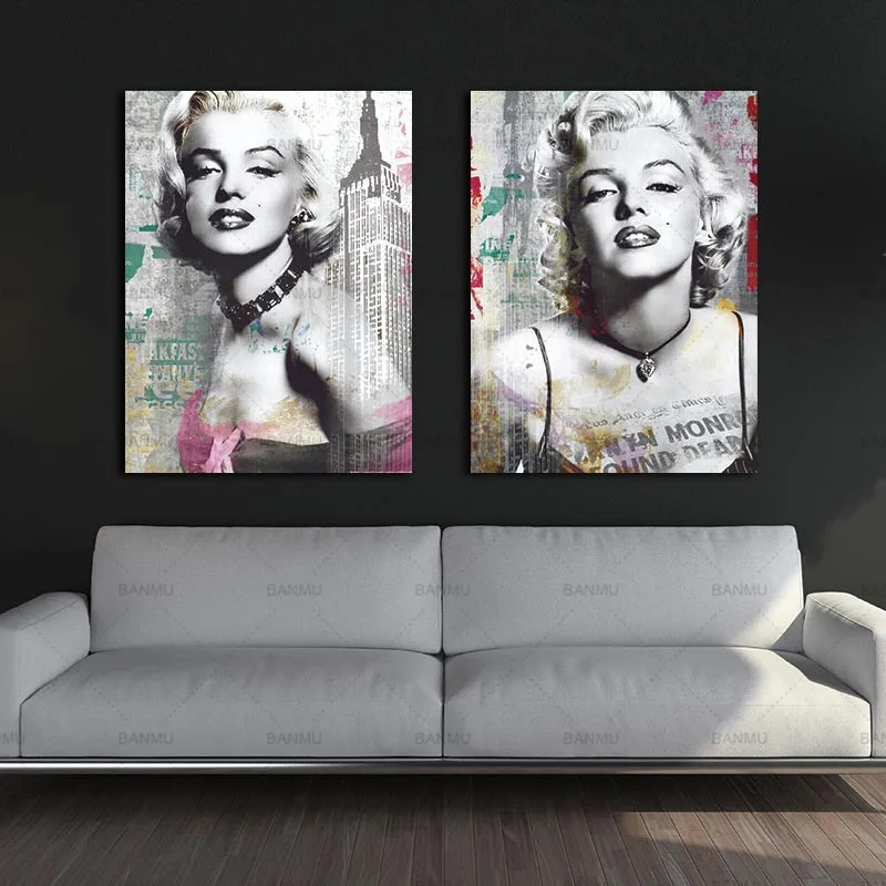 Wall Art Picture Canvas painting prints Marilyn Monroe on canvas home decor Wall poster decoration for living room no frame
Wall Art Picture Canvas painting prints Marilyn Monroe on canvas home decor Wall poster decoration for living room no frame