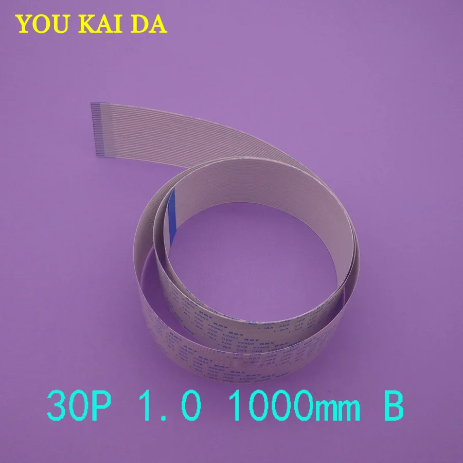 1-50pcs/lot Type B 1000mm 1 meter FFC FPC 30pin 1.0 pitch Flat Ribbon Flex Cable 30 pins 20624 AWM 80C VW-1 60V Power Button
1-50pcs/lot Type B 1000mm 1 meter FFC FPC 30pin 1.0 pitch Flat Ribbon Flex Cable 30 pins 20624 AWM 80C VW-1 60V Power Button