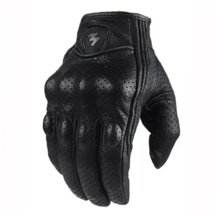 bike riding leather gloves
