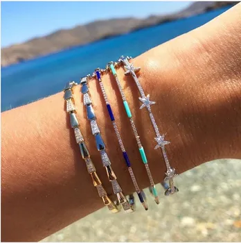 fashion women jewelry micro pave clear cubic zirconia sparking bling silver color stack stacking open star bangle bracelet
fashion women jewelry micro pave clear cubic zirconia sparking bling silver color stack stacking open star bangle bracelet