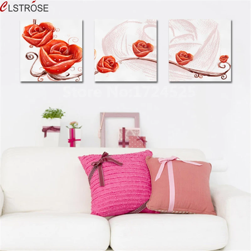CLSTROSE Modern Abstract 3 Piece Flowers Canvas Painting Artwork Wall Art Home Decor Print Picture Painting On The Wall Unframed
CLSTROSE Modern Abstract 3 Piece Flowers Canvas Painting Artwork Wall Art Home Decor Print Picture Painting On The Wall Unframed