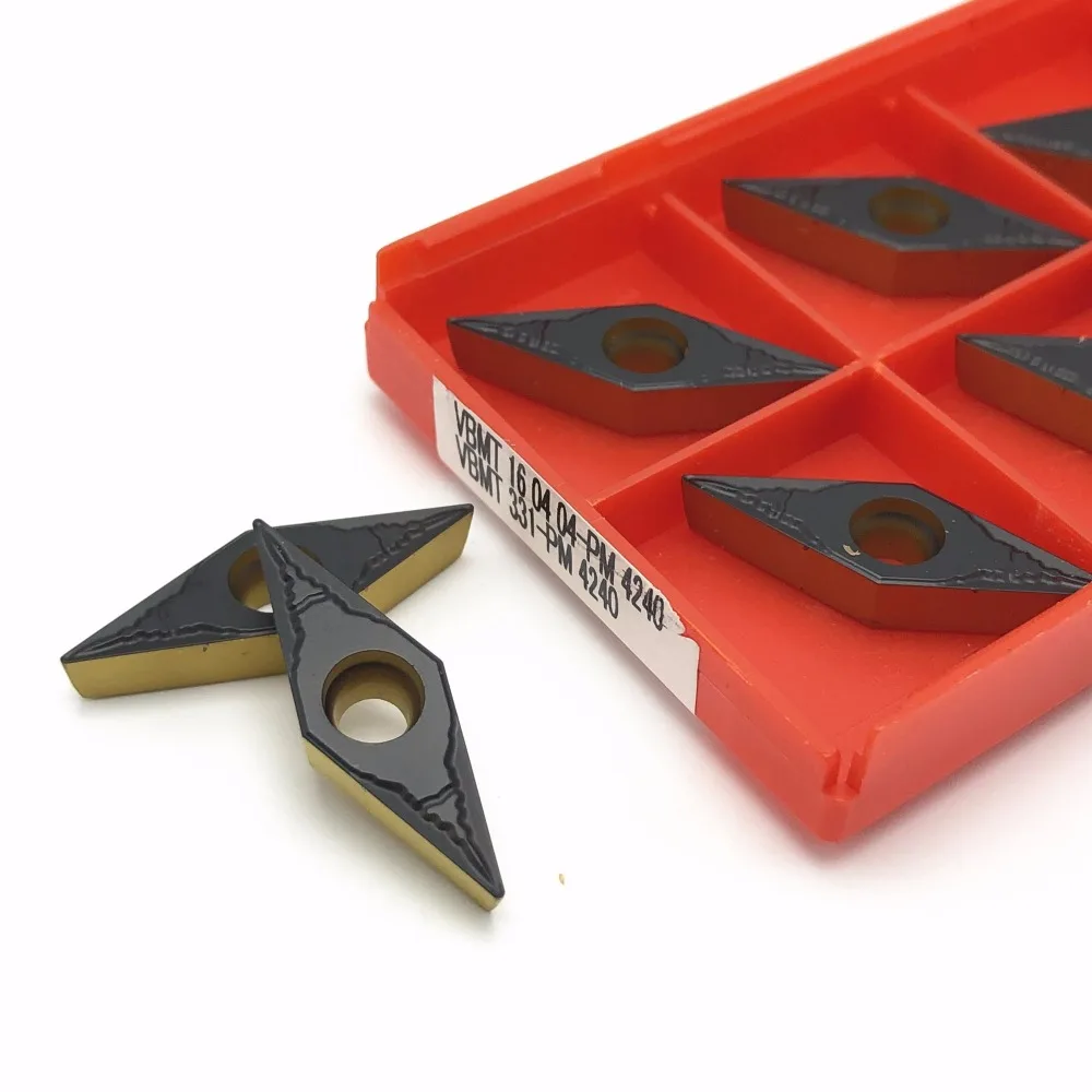 Carbide insert VBMT160404/08 PM4240 new high quality metal turning tool CNC machine tool milling tool VBMT160408PM4240 car blade
Carbide insert VBMT160404/08 PM4240 new high quality metal turning tool CNC machine tool milling tool VBMT160408PM4240 car blade
