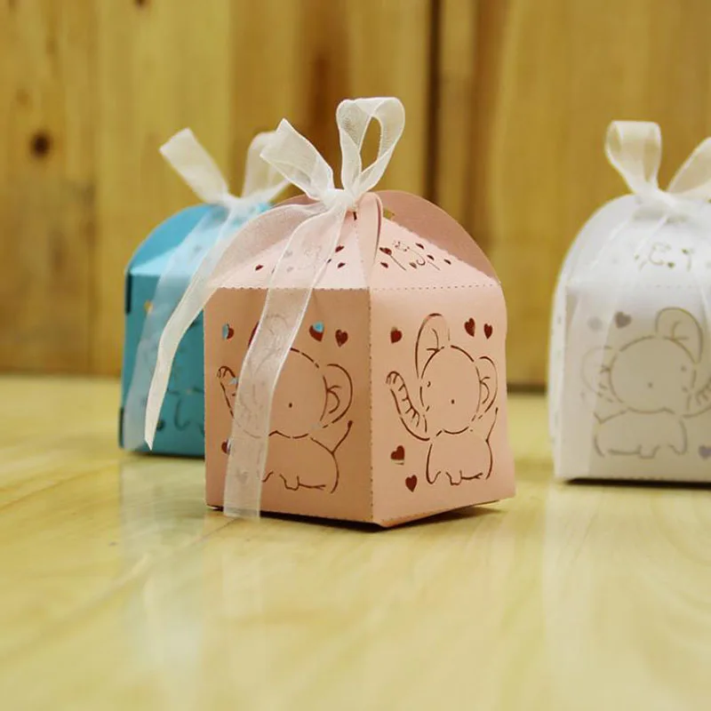 10 Pcs/set Kawaii Hollow Elephant Design Baby Shower Gifts Candy Boxes Cookie Packaging Gift Box Party Favors for Birthday Party
10 Pcs/set Kawaii Hollow Elephant Design Baby Shower Gifts Candy Boxes Cookie Packaging Gift Box Party Favors for Birthday Party