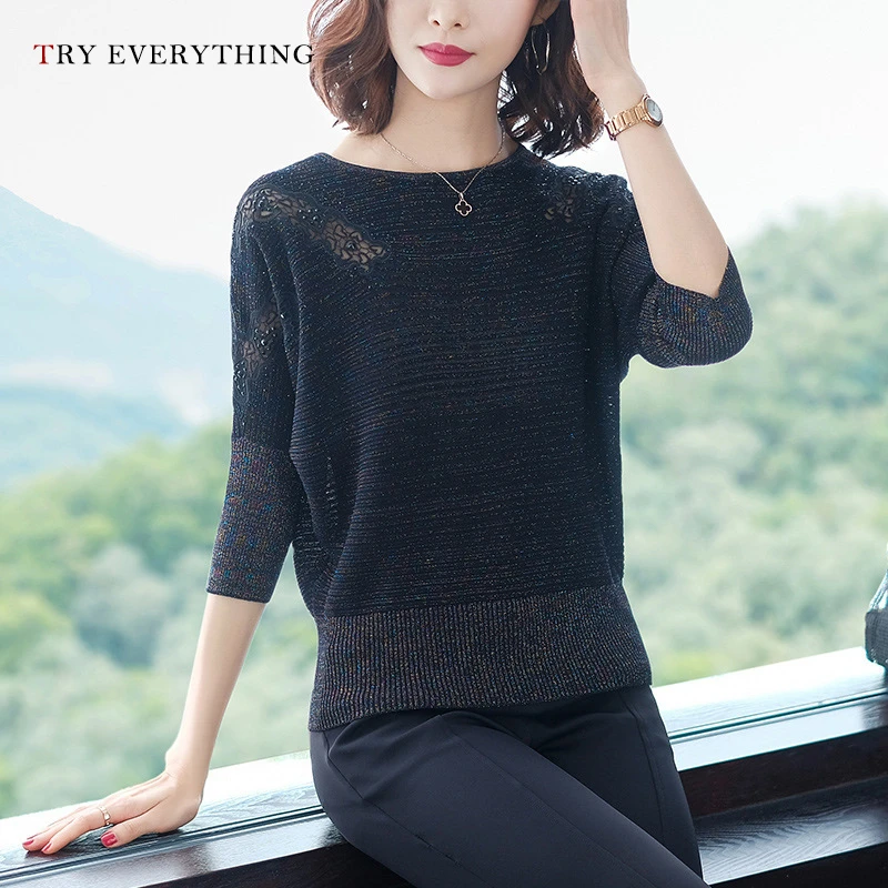 Kint Sweaters Women Winter 2019 Knitted Sweater With Sequins Lace Patchwork Sweater Women Black Sweater Female Jumper Woman
Kint Sweaters Women Winter 2019 Knitted Sweater With Sequins Lace Patchwork Sweater Women Black Sweater Female Jumper Woman