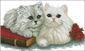 Needlework 14CT 16CT 18CT Cross Stitch, DIY Count Cross Stitch, Embroidery Set,Two cats on the desk
Needlework 14CT 16CT 18CT Cross Stitch, DIY Count Cross Stitch, Embroidery Set,Two cats on the desk