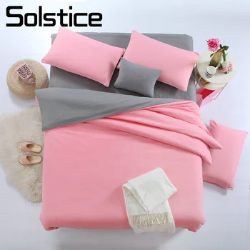 Solstice Home Textile Plain Solid Pink Gray Bedding Suit Pillowcase Flat Sheet Duvet Cover Woman Girl Teen Adult Bed Linen Queen
Solstice Home Textile Plain Solid Pink Gray Bedding Suit Pillowcase Flat Sheet Duvet Cover Woman Girl Teen Adult Bed Linen Queen