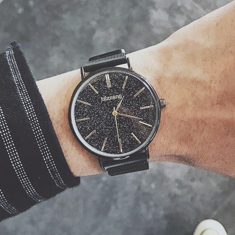 Fashion Watch Men 2019 Minimalist Style Starry Sky Watch For Men's Magnet Mesh Quartz Wristwatches Ulzzang Relogio Feminino xfcs
Fashion Watch Men 2019 Minimalist Style Starry Sky Watch For Men's Magnet Mesh Quartz Wristwatches Ulzzang Relogio Feminino xfcs