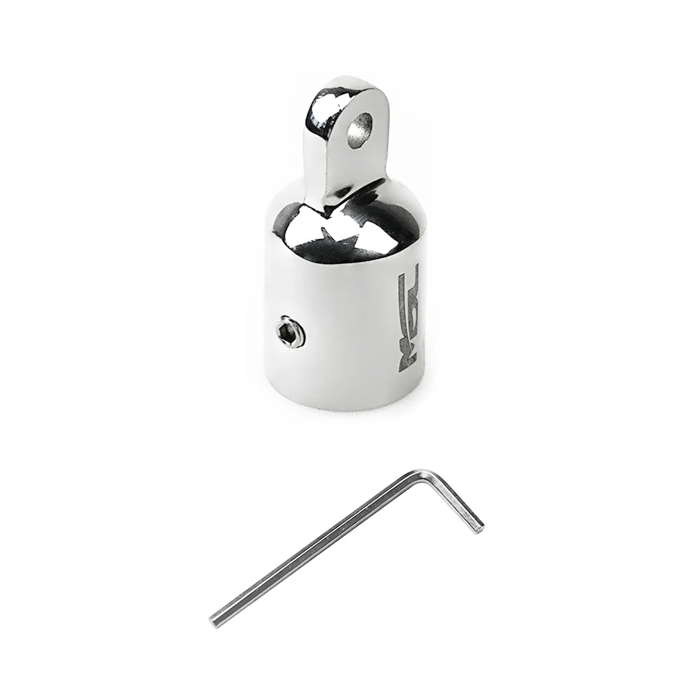 316 Stainless Steel external eye end 7/8" - 1 External eye end cap 1 wrench for bimini top
316 Stainless Steel external eye end 7/8" - 1 External eye end cap 1 wrench for bimini top
