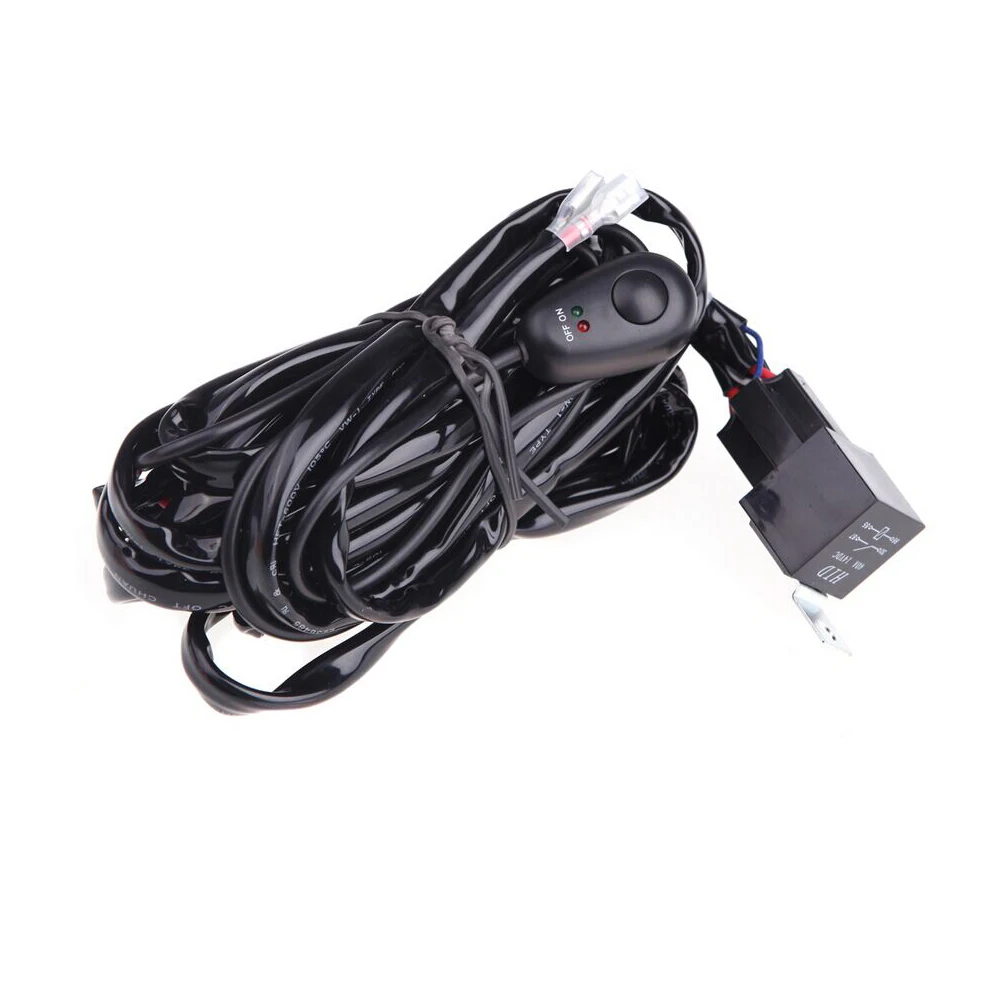 Universal 40A 12V Switch Relay Fuse Wiring Harness Kit For 22" 32 42 50 52 LED Light Bar Fog Spot On Off Switch Rocker 10W-300W
Universal 40A 12V Switch Relay Fuse Wiring Harness Kit For 22" 32 42 50 52 LED Light Bar Fog Spot On Off Switch Rocker 10W-300W