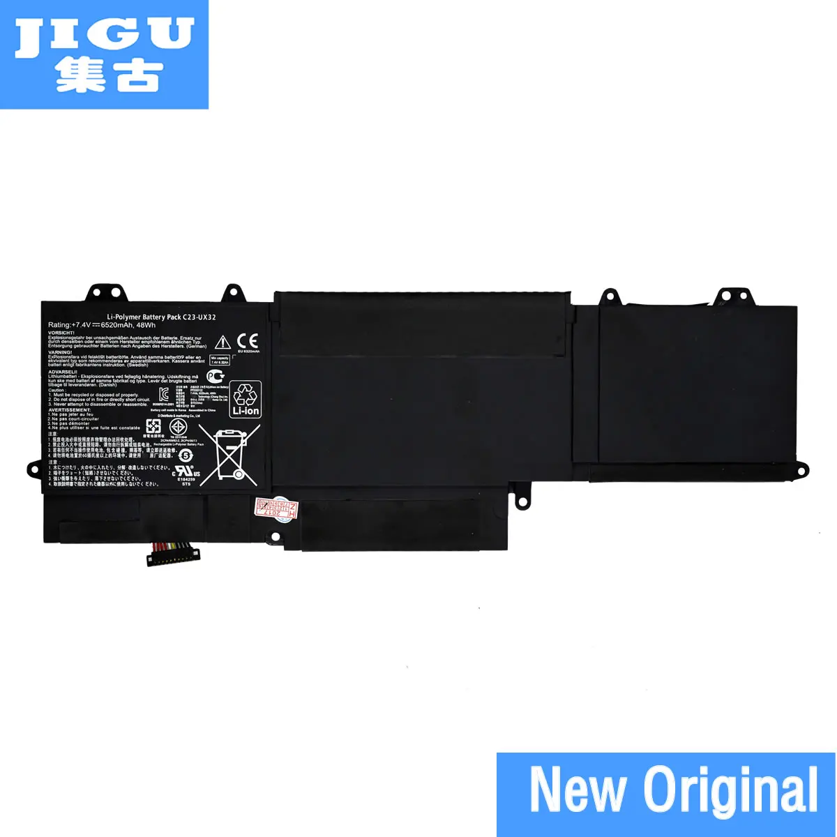 JIGU C23-UX32 Original laptop Battery For Asus VivoBook U38N U38K U38DT for Zenbook UX32 UX32VD UX32LA 7.4V 48WH
JIGU C23-UX32 Original laptop Battery For Asus VivoBook U38N U38K U38DT for Zenbook UX32 UX32VD UX32LA 7.4V 48WH