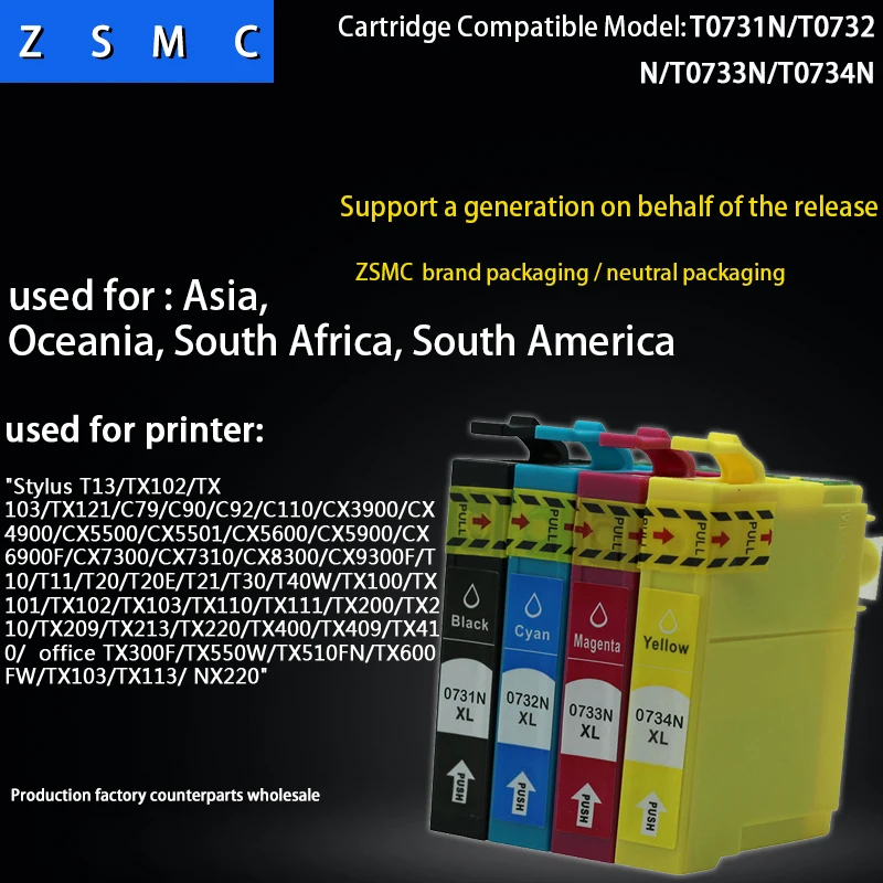10PK Compatible T10 T11 T20 T20E TX213 TX100 TX209 TX400 TX409 TX300F ink cartridge 73N T0731N T0732N T0733N T0734N
10PK Compatible T10 T11 T20 T20E TX213 TX100 TX209 TX400 TX409 TX300F ink cartridge 73N T0731N T0732N T0733N T0734N