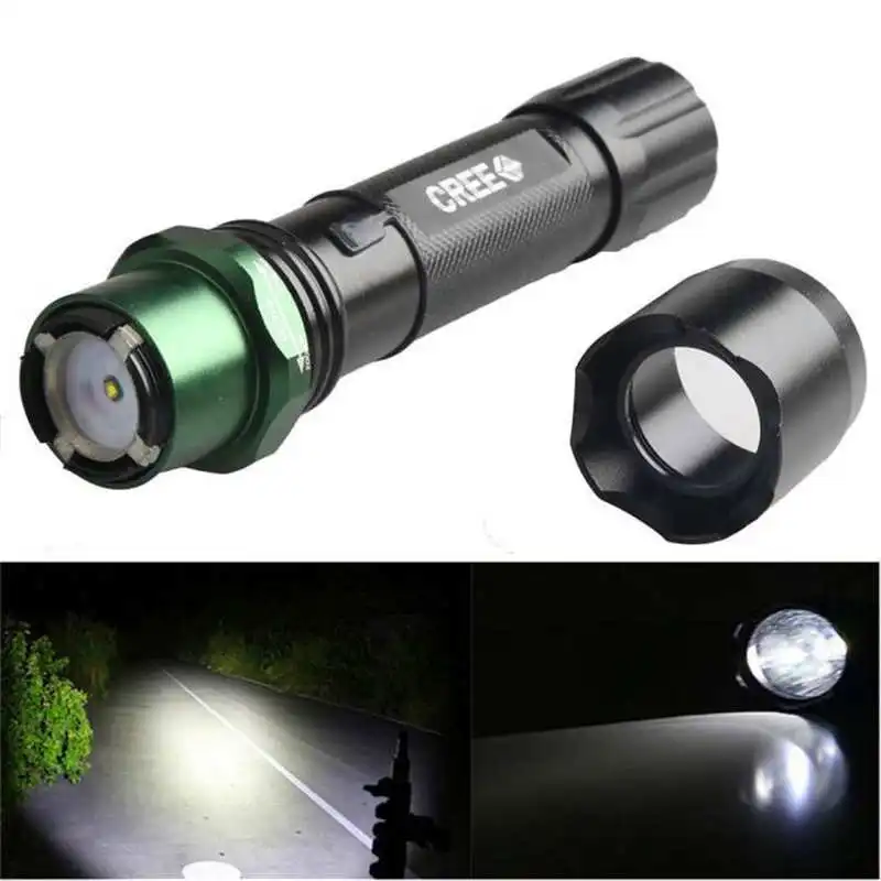3500 Lumens 3 Modes XM-L T6 LED 18650 Compact powerful led flashlight waterproof Flashlight Lamp torch flashlight t6 #4S3 (7)
