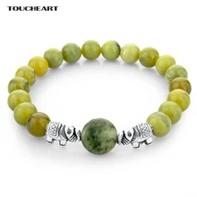 Love Brand Green Natural Stone Beads Bracelets For Women And Men Fashion Silver Elephant Bracelets Bangles Bijoux SBR150264
Love Brand Green Natural Stone Beads Bracelets For Women And Men Fashion Silver Elephant Bracelets Bangles Bijoux SBR150264