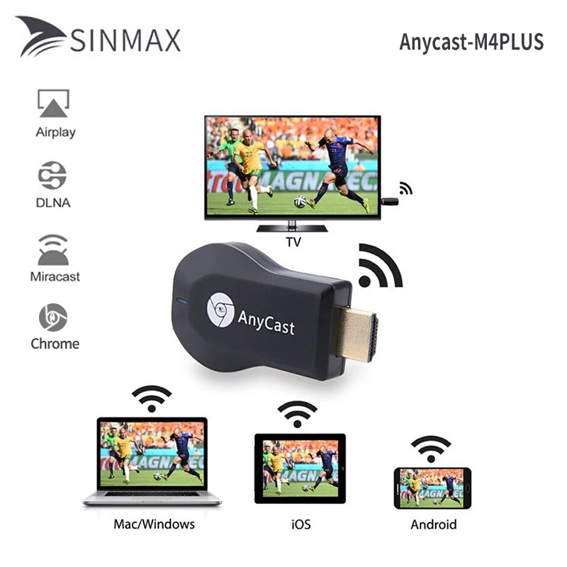 Media Video Streamer Portable Anycast M4 plus Mini PC Android TV stick HDMI WiFi Dongle 2 mirroring multiple TV dongle adapter
Media Video Streamer Portable Anycast M4 plus Mini PC Android TV stick HDMI WiFi Dongle 2 mirroring multiple TV dongle adapter