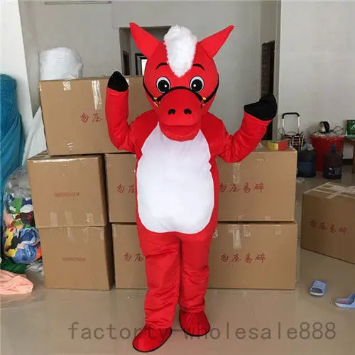 Cartoon Red Horse Mascot Costume Suit Cosplay Party Game Dress Outfits Clothing Advertising Carnival Halloween Xmas Easter Adult
Cartoon Red Horse Mascot Costume Suit Cosplay Party Game Dress Outfits Clothing Advertising Carnival Halloween Xmas Easter Adult
