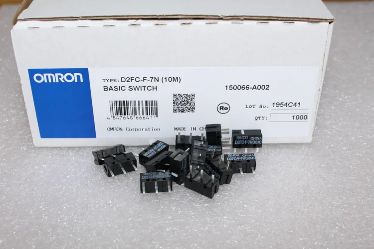 10pcs/pack 100% original Omron mouse micro switch D2FC-F-7N (10M) for Logitech G9 G9X g500 Microsoft dedicated button and others
10pcs/pack 100% original Omron mouse micro switch D2FC-F-7N (10M) for Logitech G9 G9X g500 Microsoft dedicated button and others
