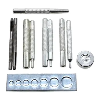 THGS 11x Craft Tool Die Punch Snap Rivet Setter Base Kit For DIY Leather Craft Tool
THGS 11x Craft Tool Die Punch Snap Rivet Setter Base Kit For DIY Leather Craft Tool