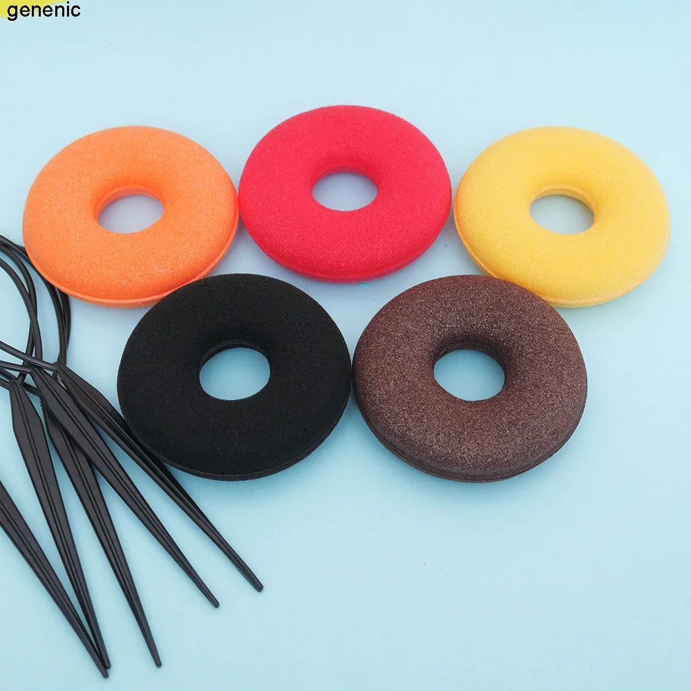 Round Tiaras Hair styling Tool Women Girls Sponge Bract Head Meatball Hair Bun Maker Ring Donut
Round Tiaras Hair styling Tool Women Girls Sponge Bract Head Meatball Hair Bun Maker Ring Donut