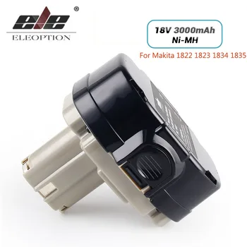 ELEOPTION 18V 3000mAh Ni-MH Replacement Power Tool Battery for Makita 18V Battery 1822 1823 1834 1835 192827-3 192829-9 193159-1
ELEOPTION 18V 3000mAh Ni-MH Replacement Power Tool Battery for Makita 18V Battery 1822 1823 1834 1835 192827-3 192829-9 193159-1