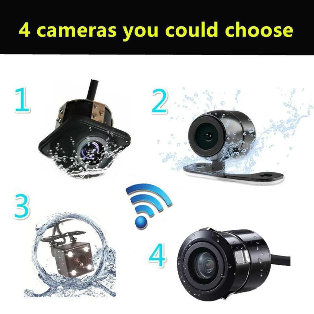 Wireless Car Rear view Camera HD CCD Universal Night Vision Reverse parking car Waterproof rear view camera NTSC TV system
Wireless Car Rear view Camera HD CCD Universal Night Vision Reverse parking car Waterproof rear view camera NTSC TV system