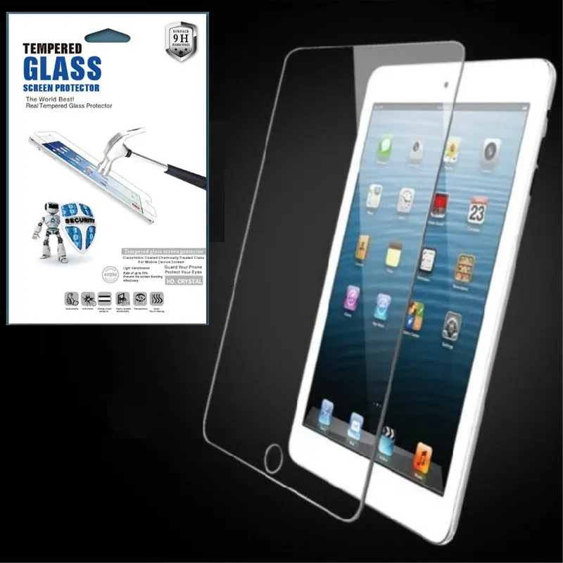 9H Tempered Glass Screen Protector FOR IPAD 2 3 4 air 1 2 air 3 10.5 2019 PRO 9.7 2017 2018 pro 10.5 11 in retail 100pcs
9H Tempered Glass Screen Protector FOR IPAD 2 3 4 air 1 2 air 3 10.5 2019 PRO 9.7 2017 2018 pro 10.5 11 in retail 100pcs