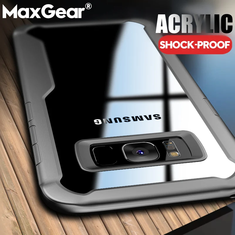 MaxGear Shockproof Case For Samsung Galaxy S9 S8 Plus Note 8 9 Transparent Case Cover For SamsungA8 A6 Plus 2018 Armor Case Skin
MaxGear Shockproof Case For Samsung Galaxy S9 S8 Plus Note 8 9 Transparent Case Cover For SamsungA8 A6 Plus 2018 Armor Case Skin