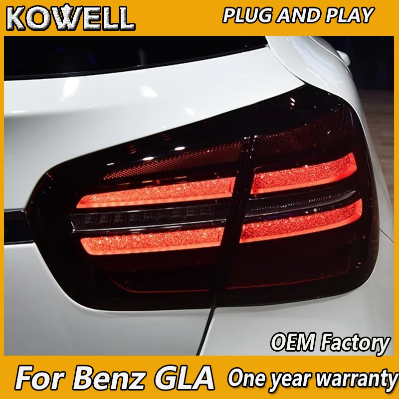Стайлинг автомобиля KOWELL для Mercedes-Benz GLA180 GLA200 GLA220 GLA260 светодиодная 2017 задняя фара