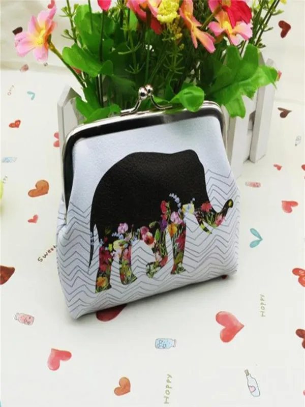 Женская сумка со слоником кошелек с отделением для карт портмоне клатч сумочка
