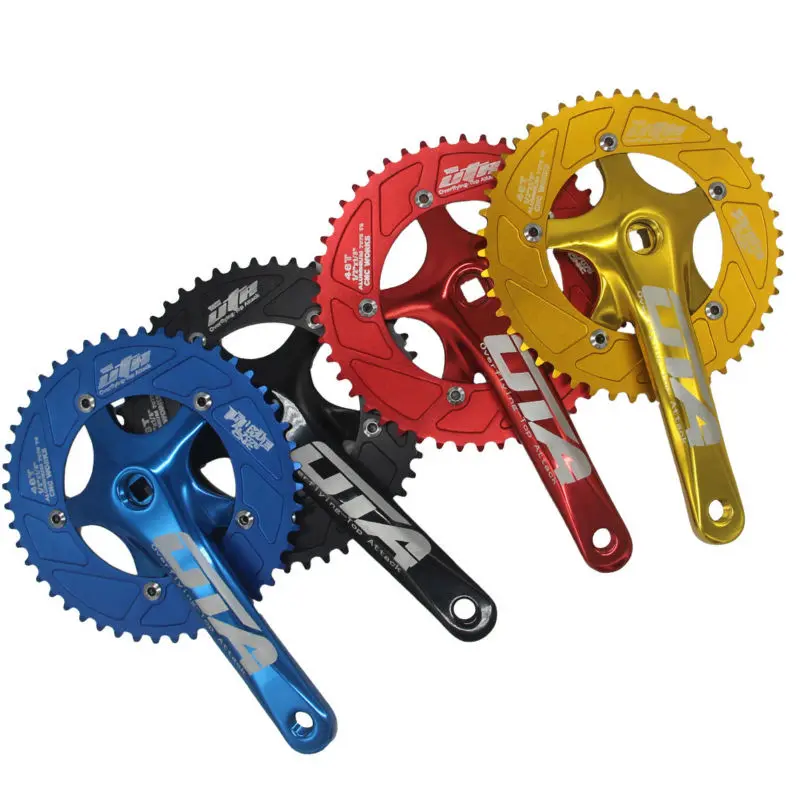 OTA 48T 130BCD retro square taper fixie fixed gear crankset single speed road track bike crank set 170mm 48 gear chainset
OTA 48T 130BCD retro square taper fixie fixed gear crankset single speed road track bike crank set 170mm 48 gear chainset