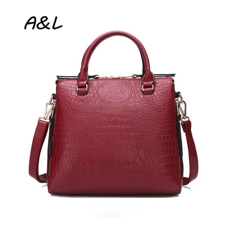 Women New Crocodile Pattern Leather Handbag Office Lady Brand Designer Tote Fashion Casual Shoulder Messenger Bag Bolsas B0018
Women New Crocodile Pattern Leather Handbag Office Lady Brand Designer Tote Fashion Casual Shoulder Messenger Bag Bolsas B0018