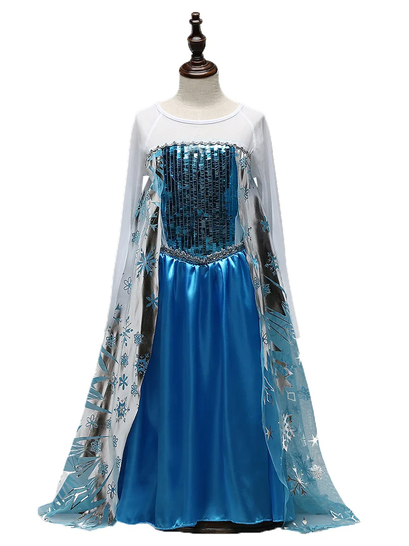 Girls Dress Elsa Cosplay Costume Summer Dress Princess Elsa Dress Christmas Birthday Halloween Party fancy dress Frozen Queen
Girls Dress Elsa Cosplay Costume Summer Dress Princess Elsa Dress Christmas Birthday Halloween Party fancy dress Frozen Queen