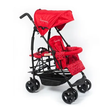 Детская коляска Kinderwagon от американского бренда двойная вторая большая Bb может