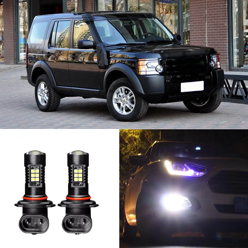 2/ x nero affumicato lente indicatore laterale luci LED bianco ripetitore per LR Freelander 2/ Discovery Series 3/ 4/ RR sport