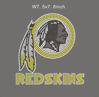 15pcs/lot Redskins rhinestone transfer motif, hot fix applique, iron on strass, free shipping
15pcs/lot Redskins rhinestone transfer motif, hot fix applique, iron on strass, free shipping