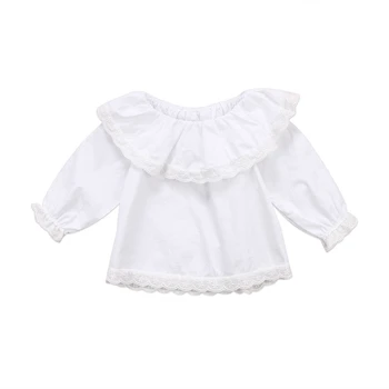 Infant Newborn Baby Girls Princess Lace Collar Long Sleeves White Solid Top T-shirt Clothes
Infant Newborn Baby Girls Princess Lace Collar Long Sleeves White Solid Top T-shirt Clothes
